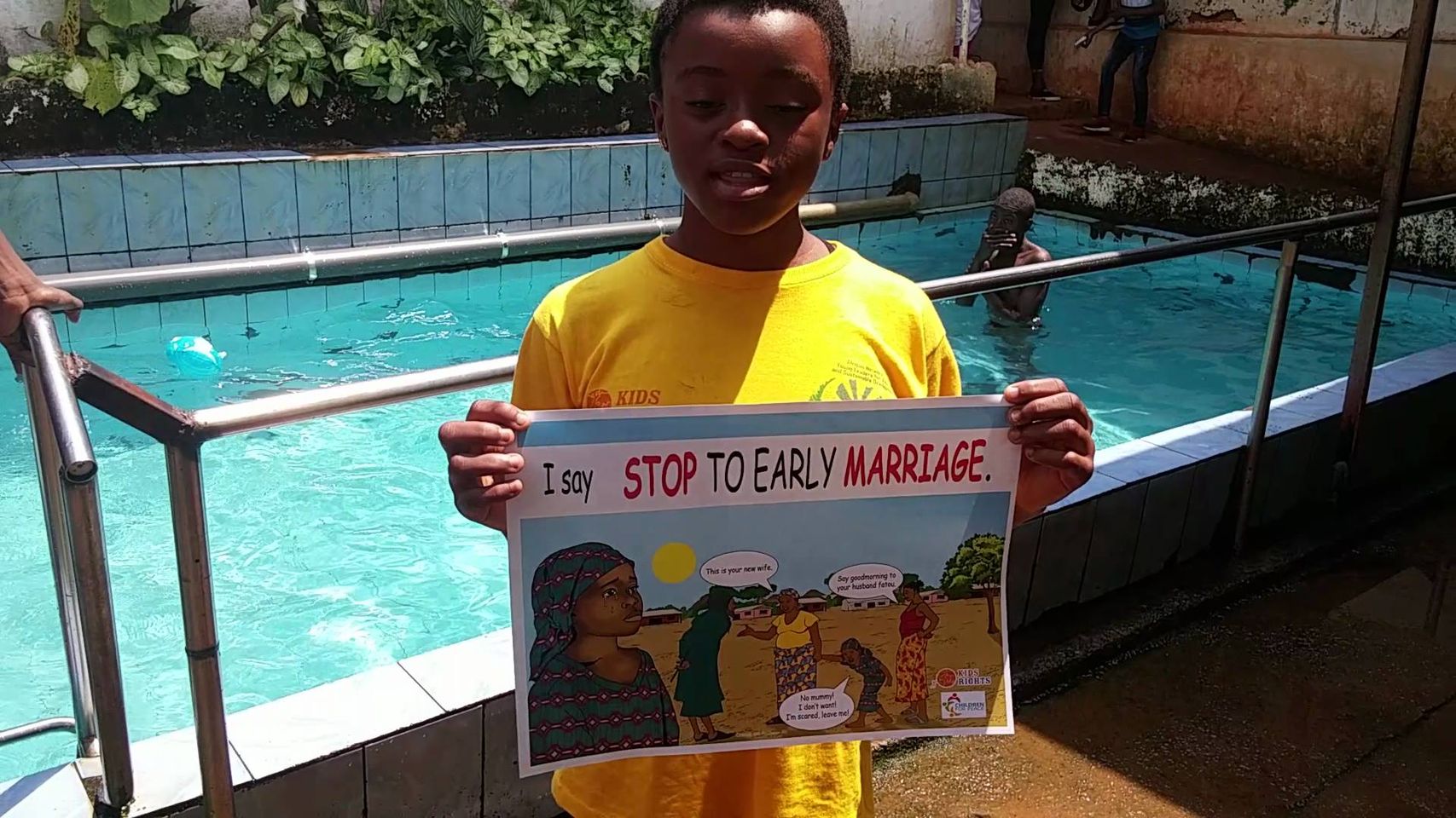 No to early marriage among children
