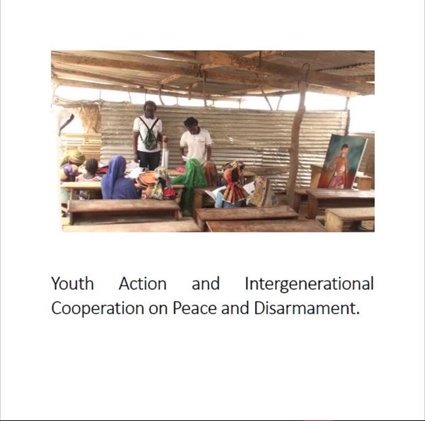 Cover page — Youth Action and Intergenerational Cooperation on Peace and Disarmament