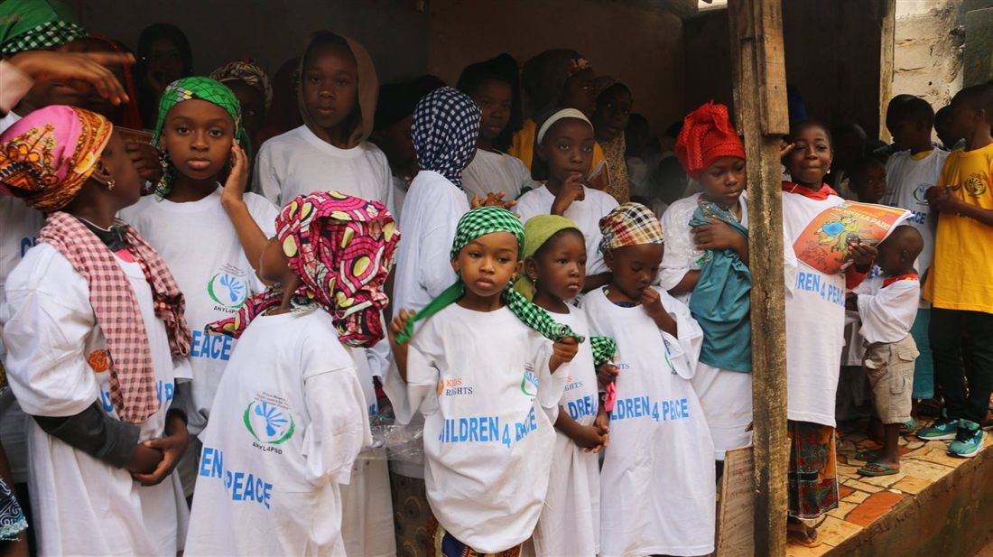 Children for Peace field activity in Cameroon