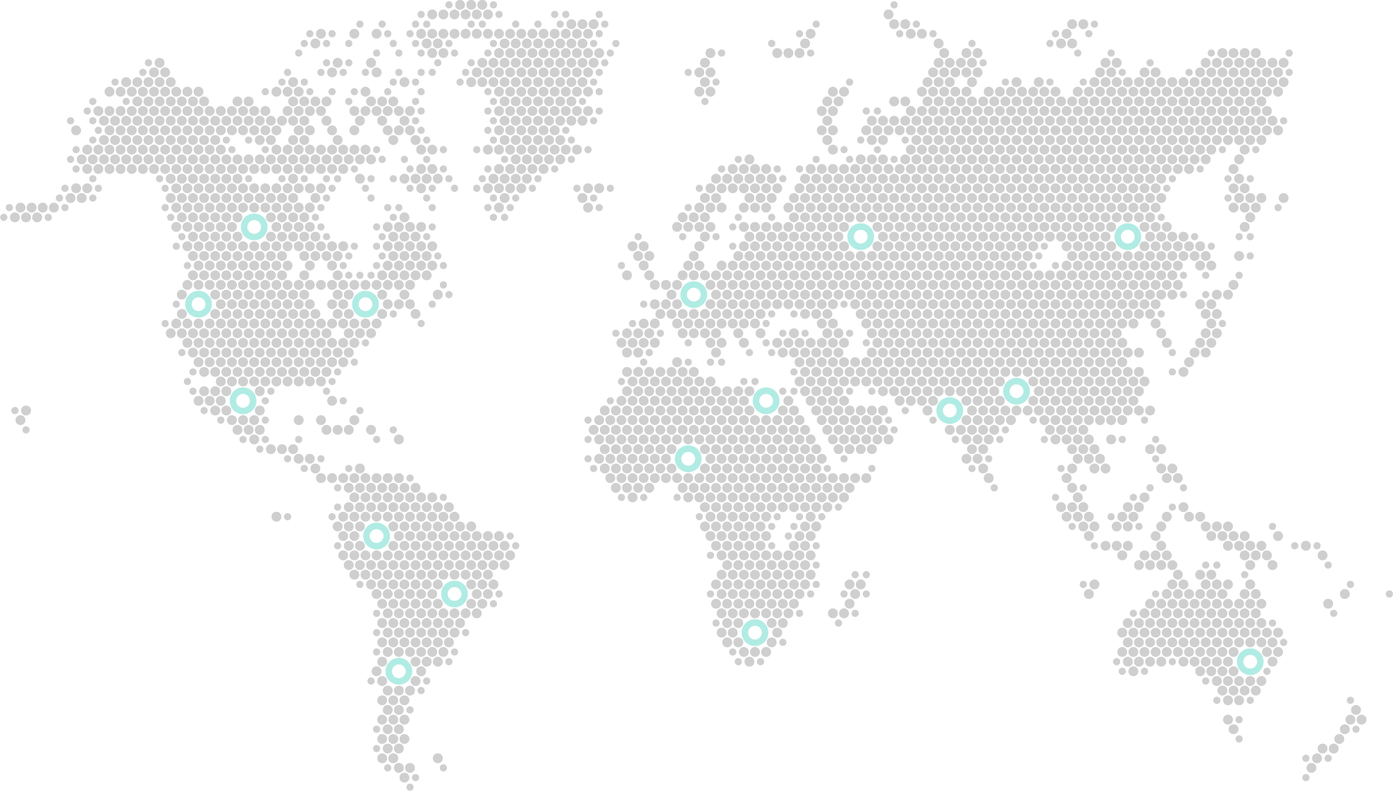 World map of Children for Peace programmes and partners